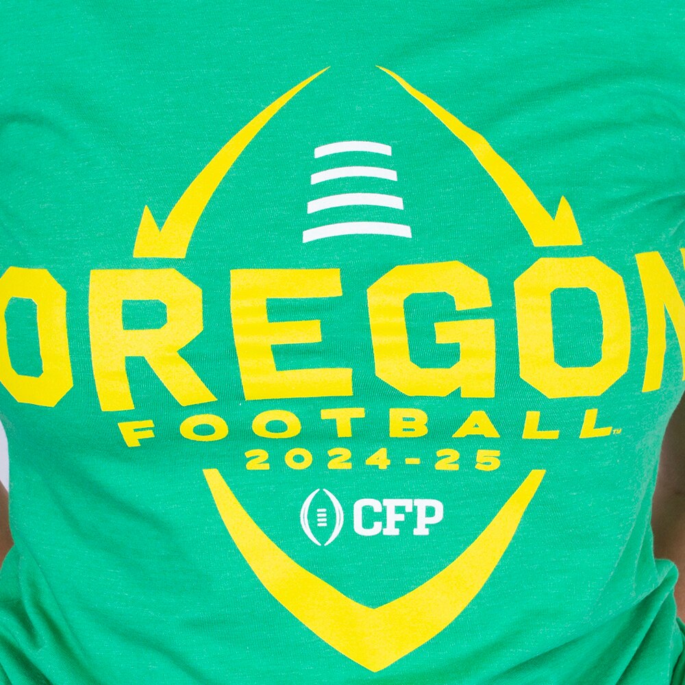 Playoffs, McKenzie SewOn, Green, Crew Neck, Tri-blend, Women, Football, Oregon, Bowl Bound, T-Shirt, 919485